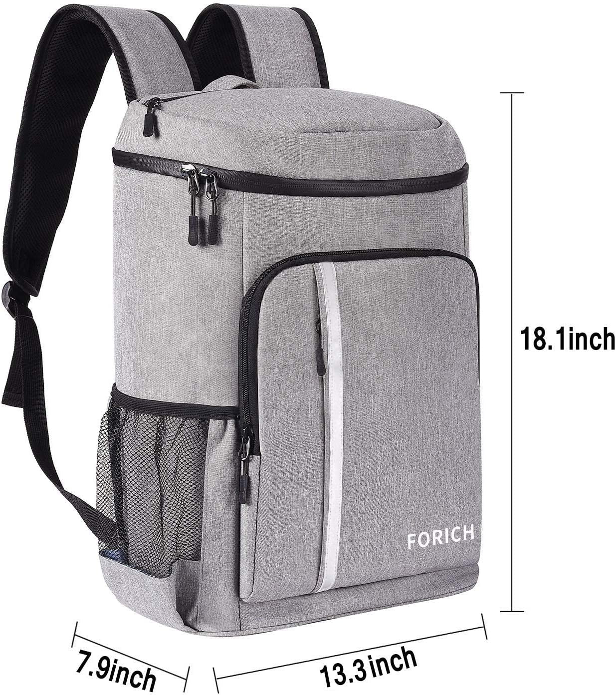 Backpack Cooler Leakproof Insulated Waterproof Backpack Cooler Bag, Lightweight Soft Beach Cooler Backpack for Men Women to Work Lunch Picnics Camping Hiking, 30 Cans - The Merkur Shop