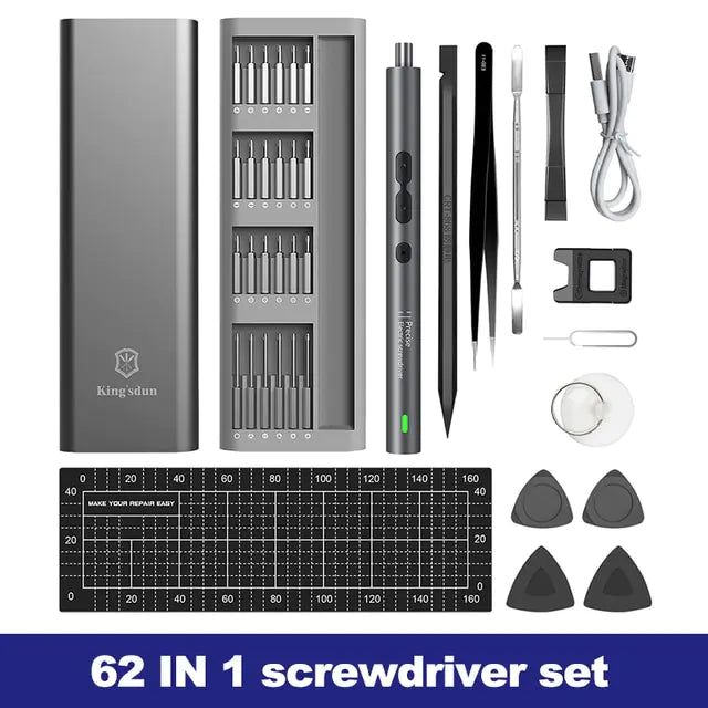 Electric Screwdriver 62-28-120pcs ALL IN 1 Screwdriver Set